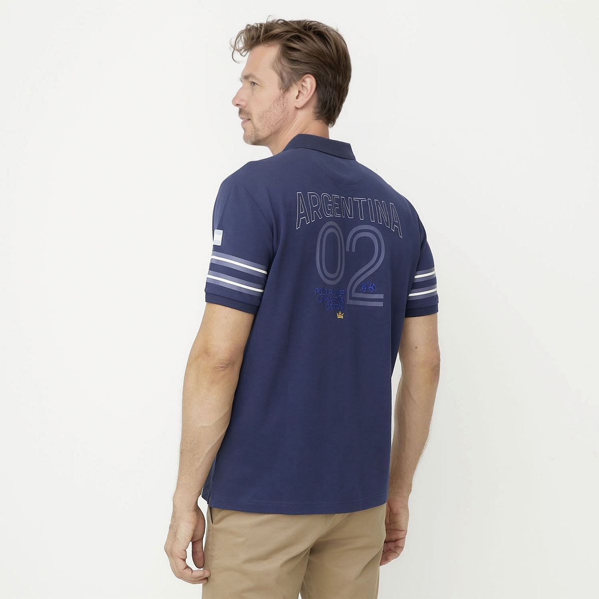 LA MARTINA - Polera Manga Corta Hombre La Martina