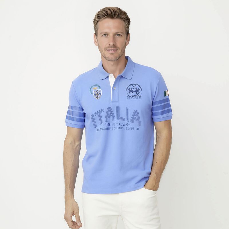 LA MARTINA - Polera Manga Corta Hombre La Martina