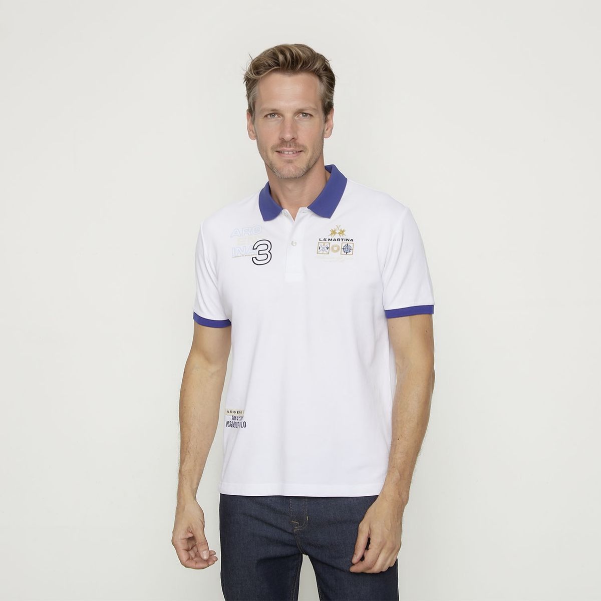 LA MARTINA - Polera Manga Corta Hombre La Martina