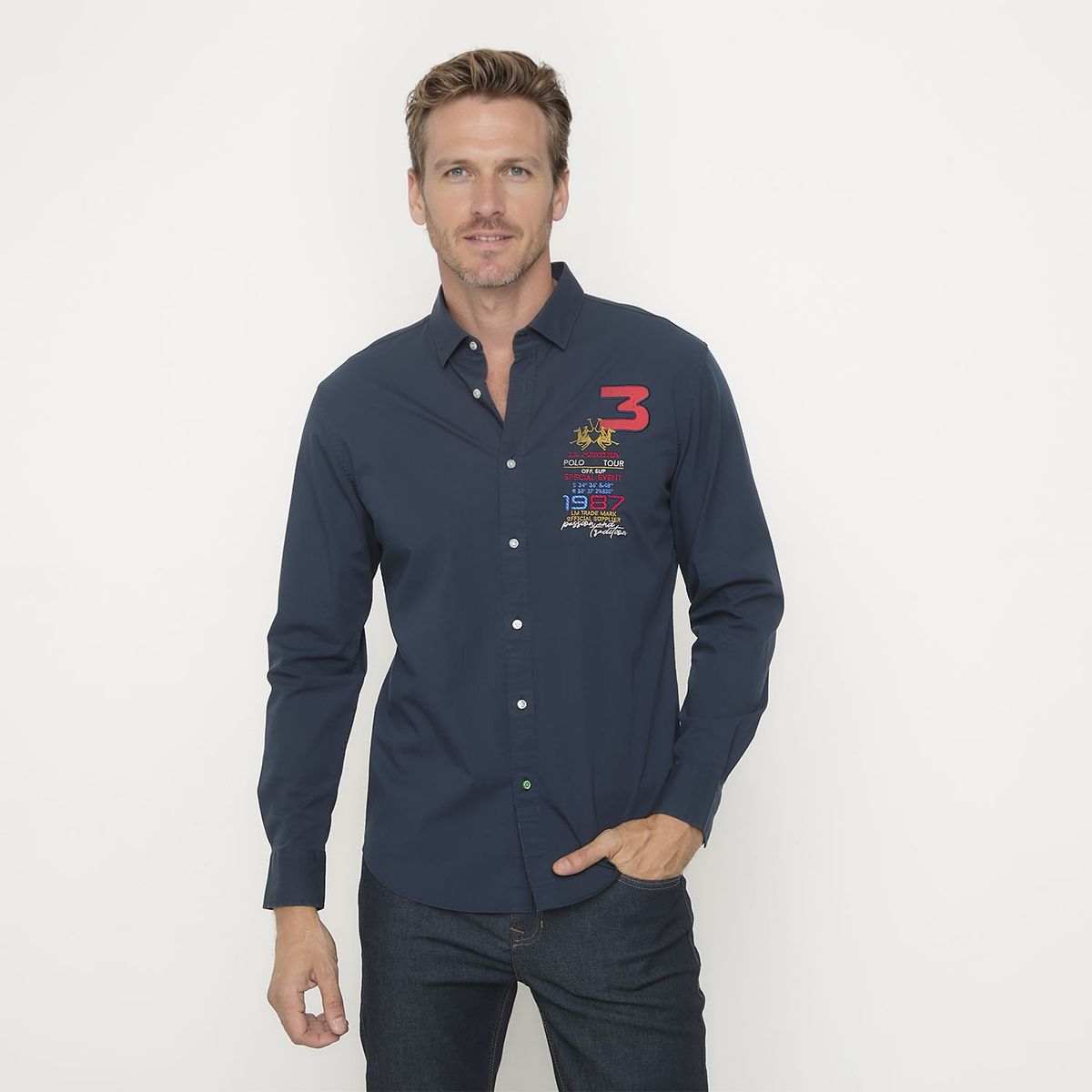 LA MARTINA - Camisa Manga Larga Hombre La Martina