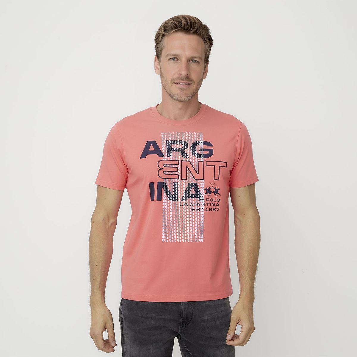 LA MARTINA - Polera Manga Corta Hombre La Martina