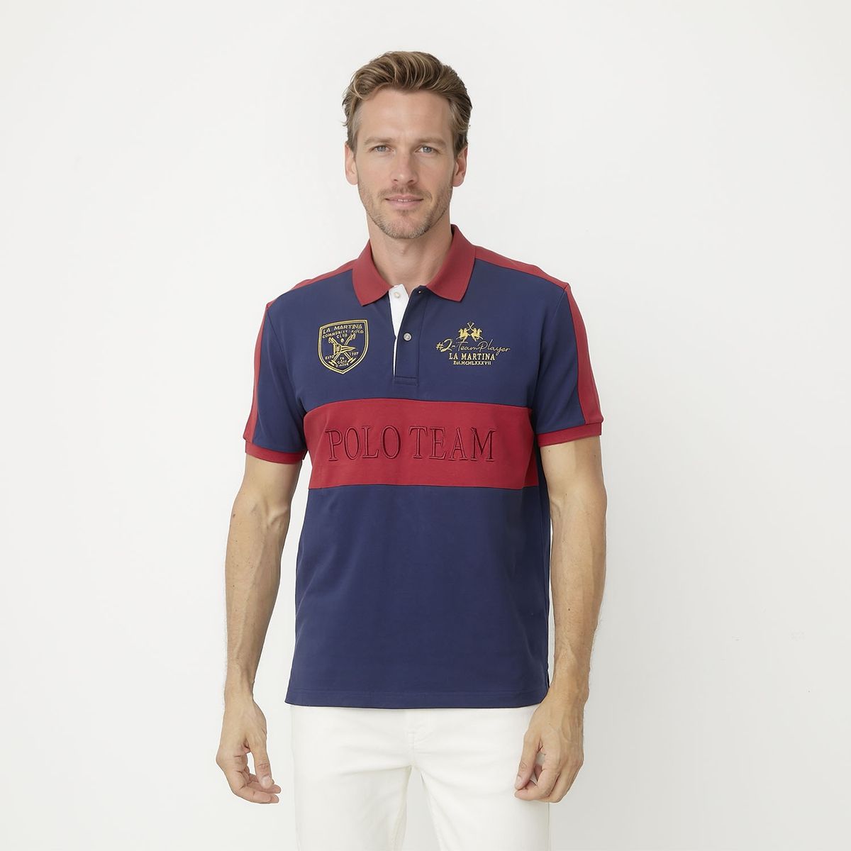 LA MARTINA - Polera Manga Corta Hombre La Martina