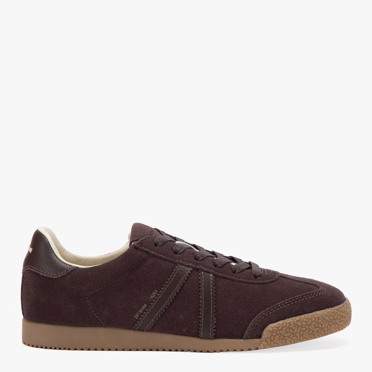 Zapatilla Urbana Mujer Cuero Café