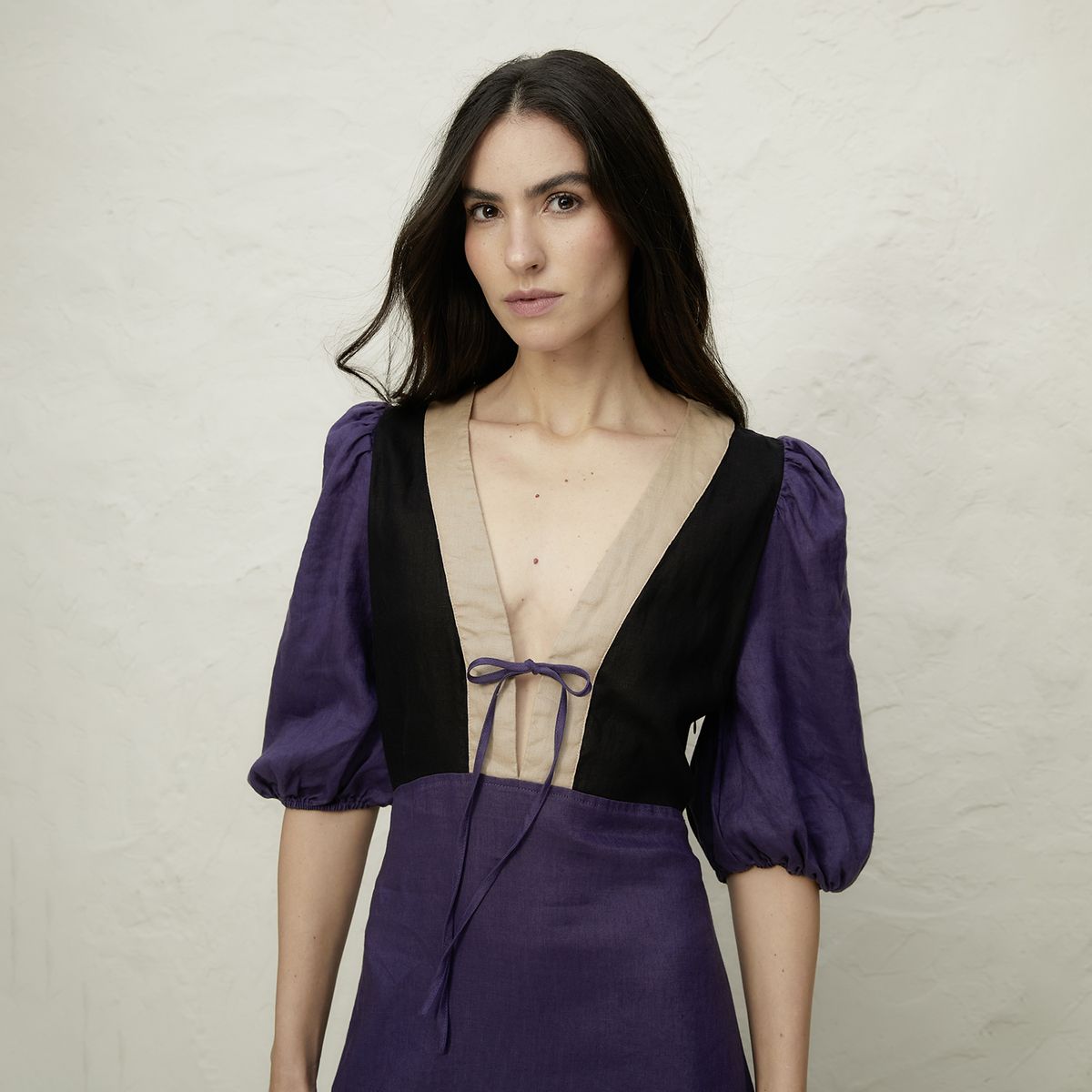 BASEMENT - Vestido Mujer 100% Lino x Fran Larrain Basement