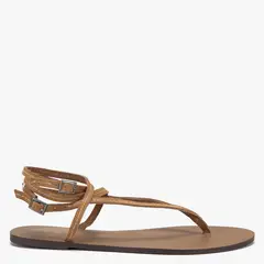 BASEMENT - Sandalia Mujer Cuero Café x Paula Mekis