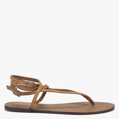 Imagen 1 del producto Sandalia Mujer Cuero Café x Paula Mekis