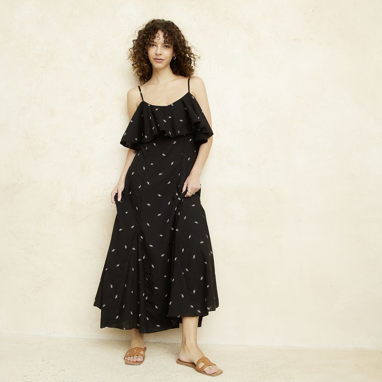 BASEMENT Vestido Maxi Mujer
