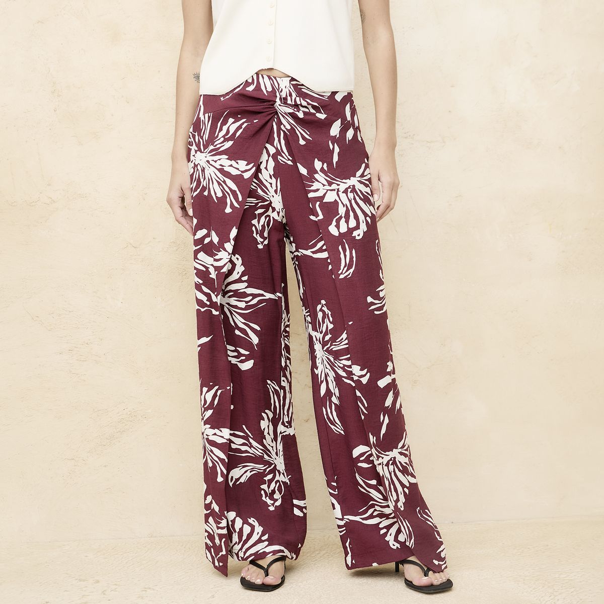 BASEMENT - Pantalón Tiro Medio Mujer Basement