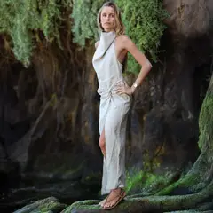 BASEMENT - Falda Larga Mujer Paula Mekis