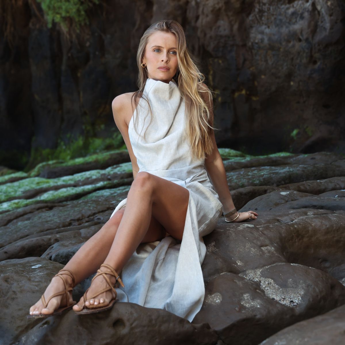 BASEMENT - Falda Larga Mujer Paula Mekis Basement