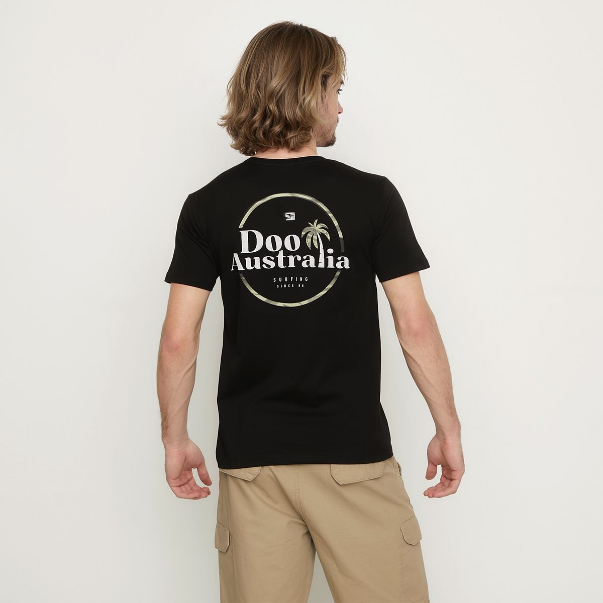 DOO AUSTRALIA - Polera Manga Corta Algodón Hombre Doo Australia