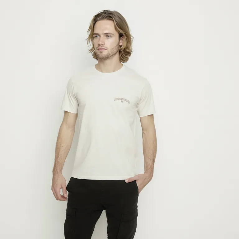 Polera Manga Corta Algodón Hombre