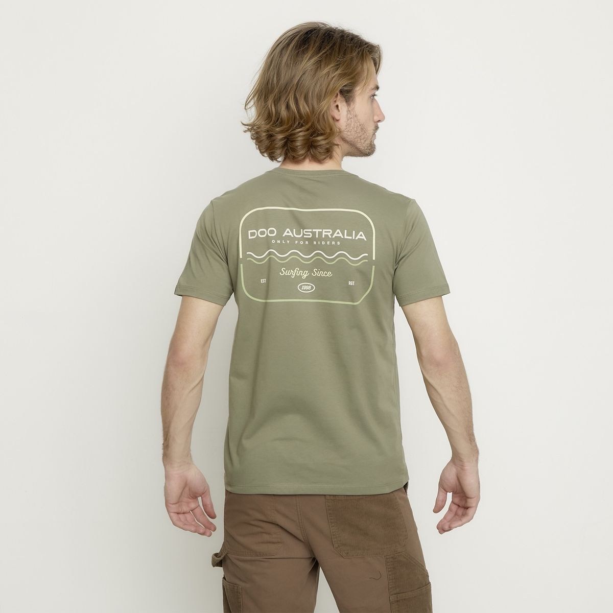 DOO AUSTRALIA - Polera Manga Corta Algodón Hombre Doo Australia