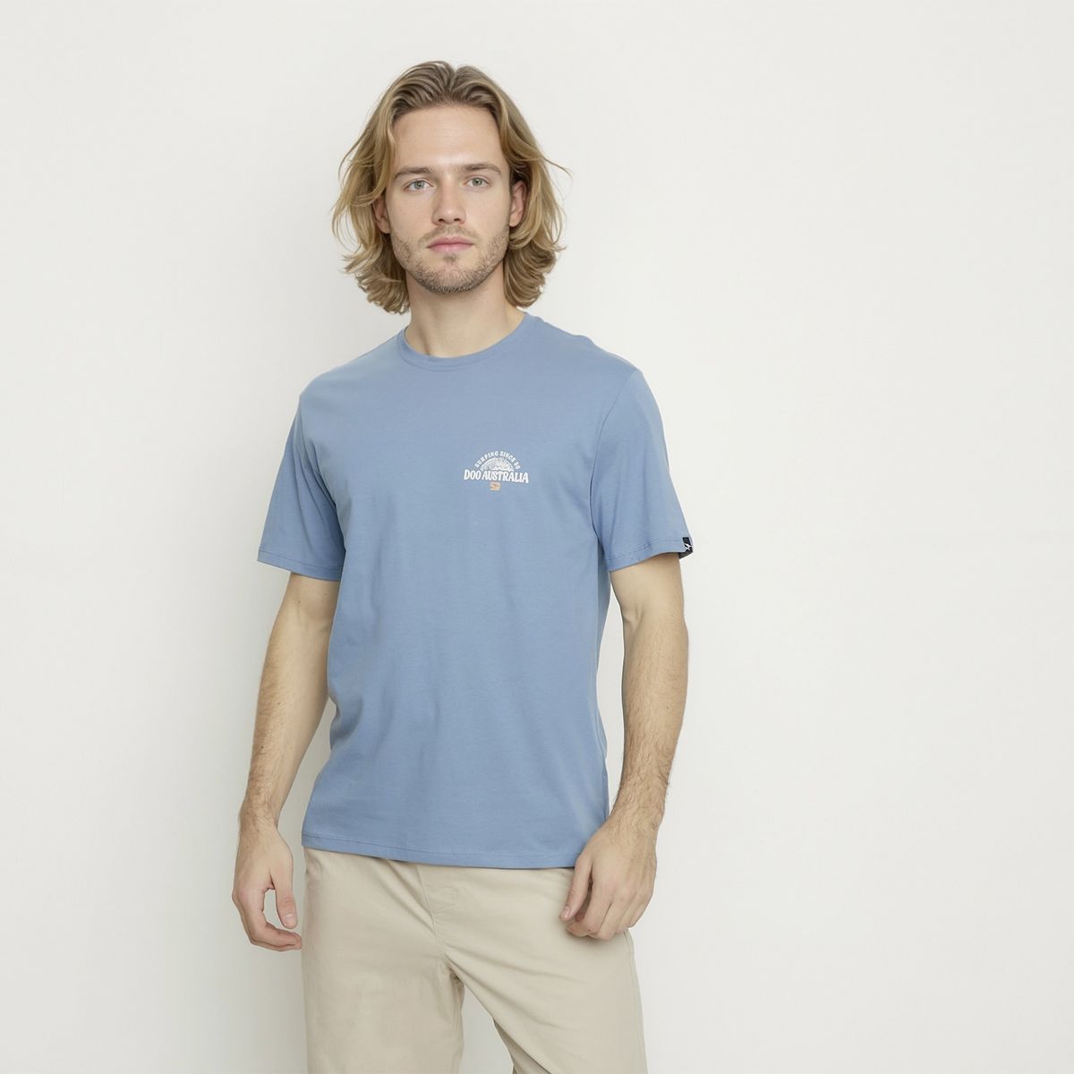 DOO AUSTRALIA - Polera Manga Corta Algodón Hombre Doo Australia