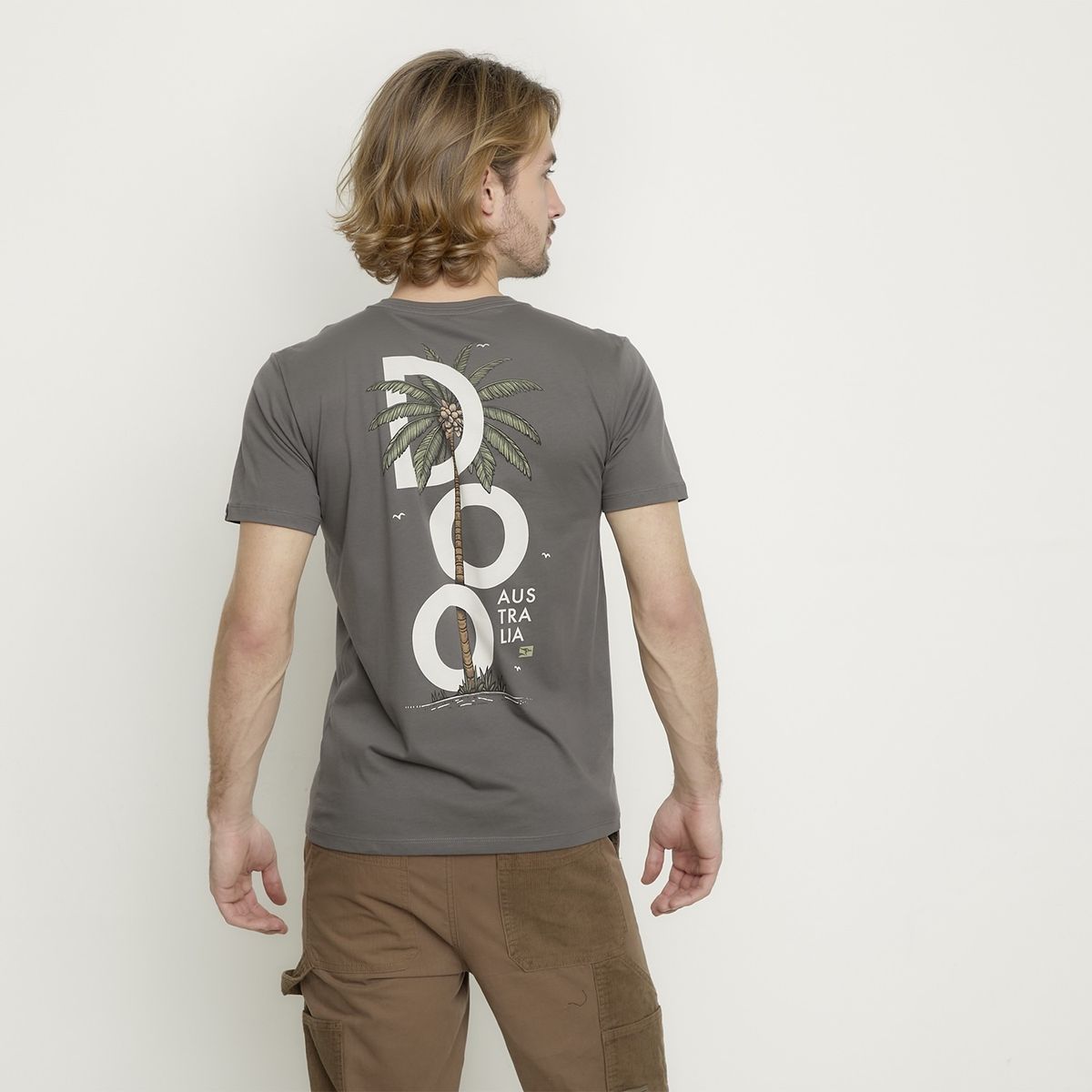 DOO AUSTRALIA - Polera Manga Corta Algodón Hombre Doo Australia