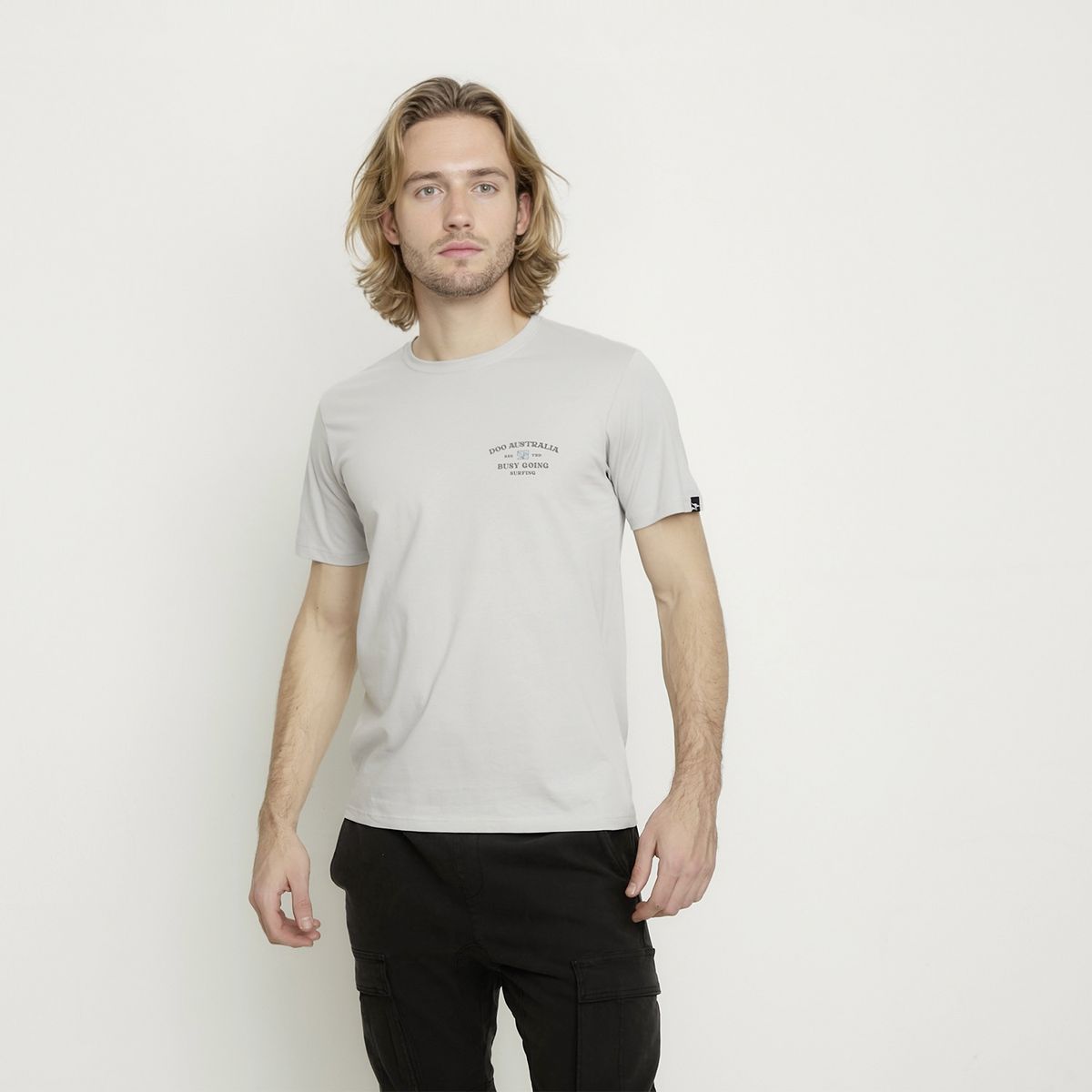 DOO AUSTRALIA - Polera Manga Corta Algodón Hombre Doo Australia