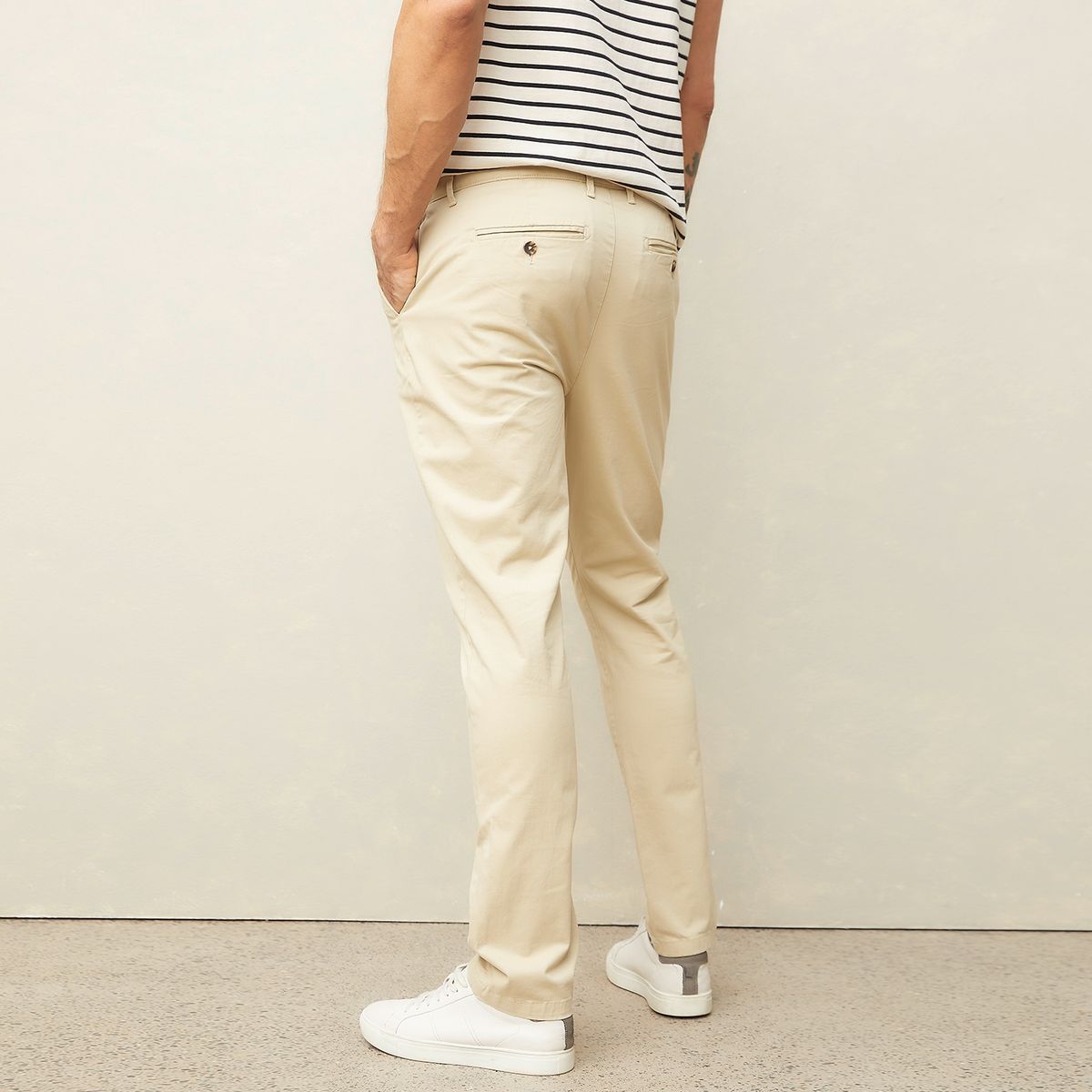 WOLF&HANK - Pantalón Chino Hombre Wolf&Hank Slim Fit Algodón