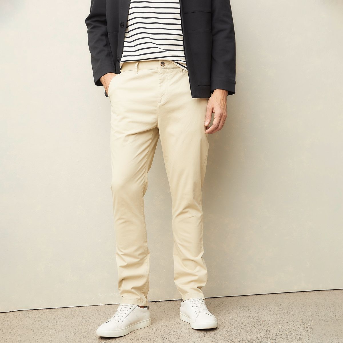 WOLF&HANK - Pantalón Chino Hombre Wolf&Hank Slim Fit Algodón