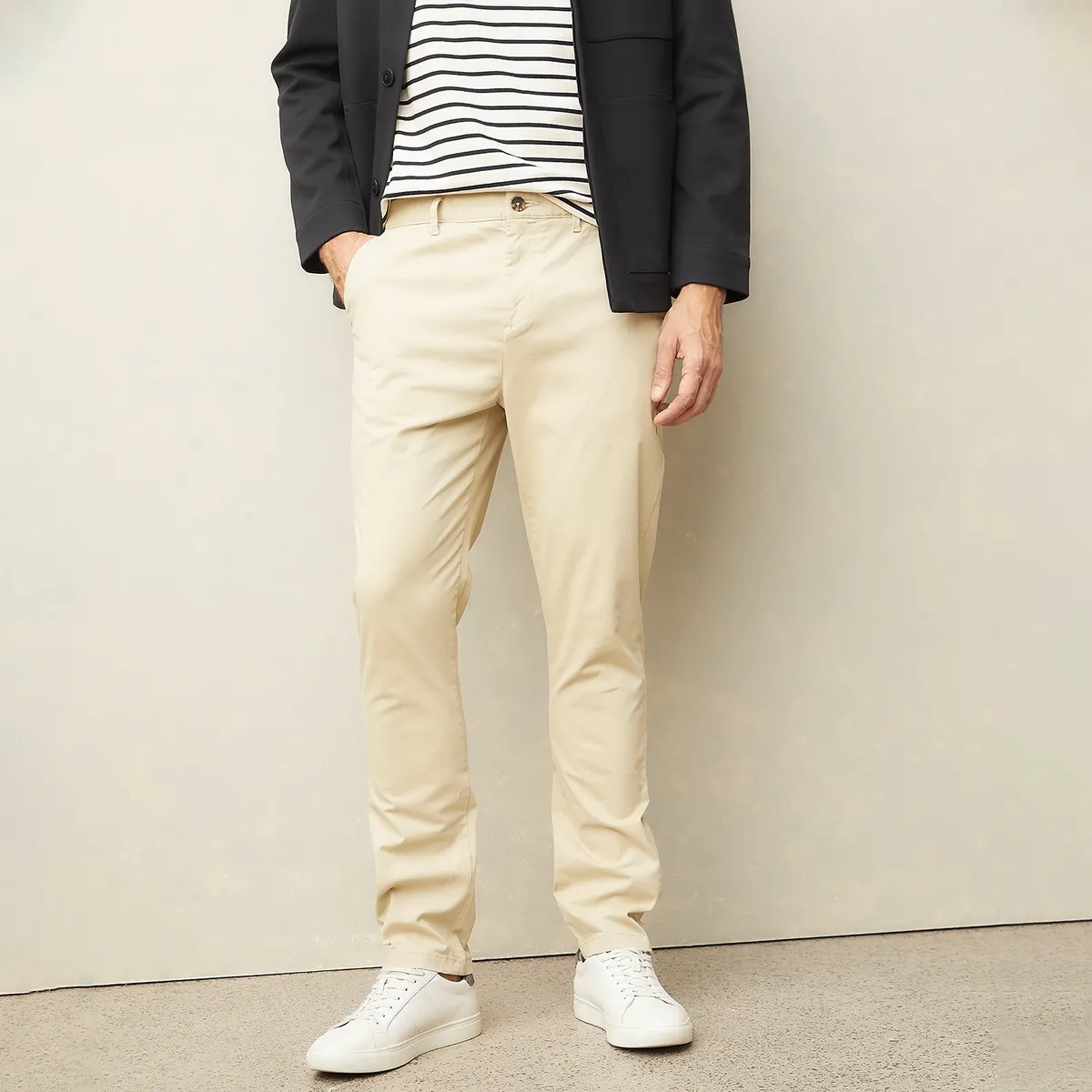 WOLF&HANK - Pantalón Chino Hombre Wolf&Hank Slim Fit Algodón