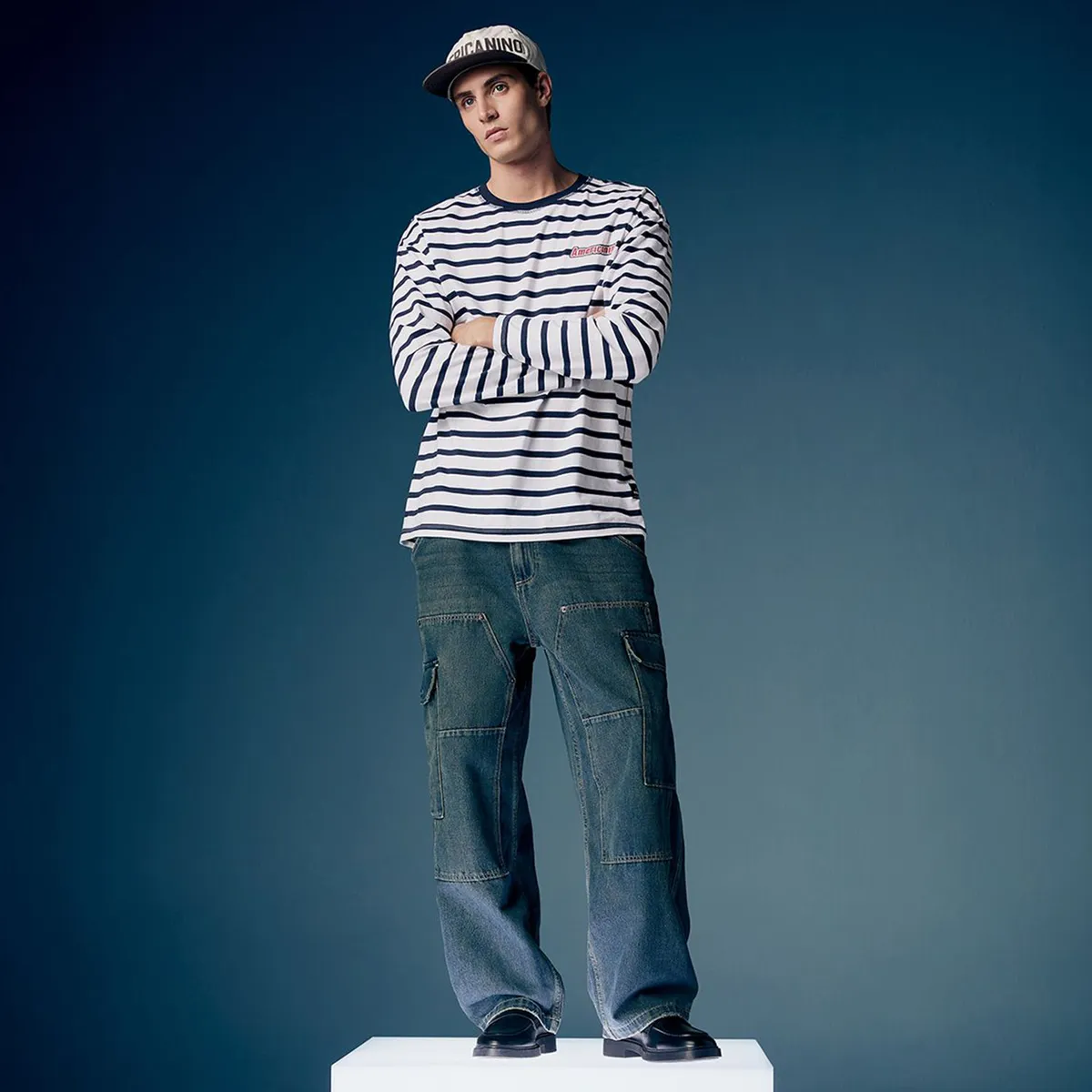 AMERICANINO - Jeans Baggy Hombre Americanino