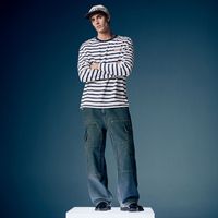 Jeans Baggy Cargo Hombre