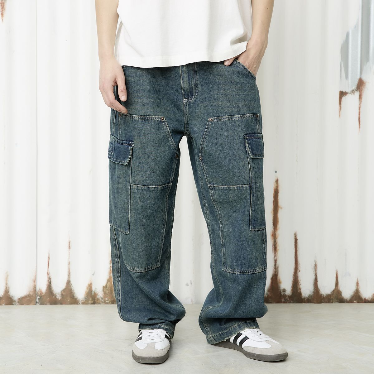 AMERICANINO - Jeans Cargo Hombre Americanino