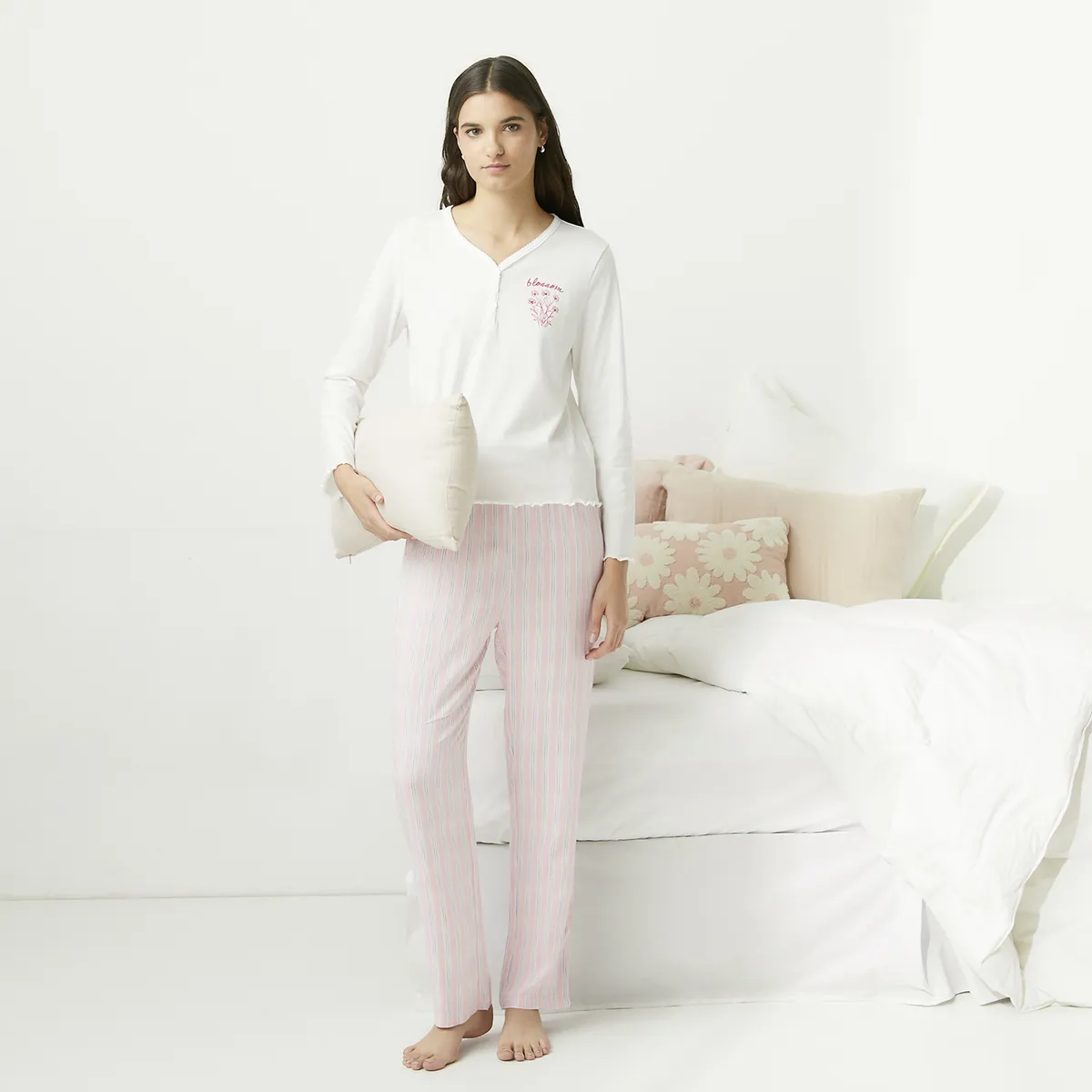 SYBILLA - Pijama Mujer Manga Larga Sybilla