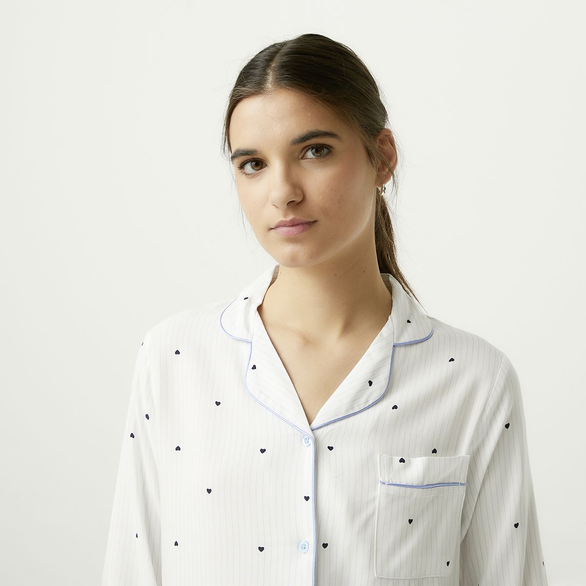 SYBILLA - Pijama Camisero Mujer Manga Larga Sybilla