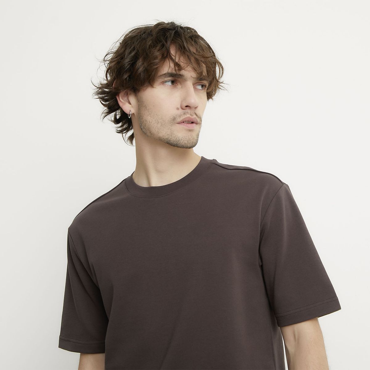 BASEMENT - Polera Manga Corta Algodón Hombre Basement