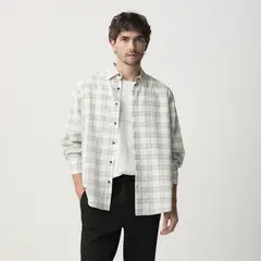 BASEMENT - Camisa Manga Corta Hombre