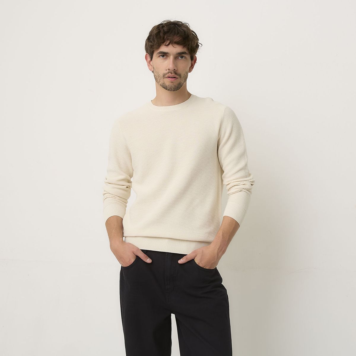 BASEMENT - Sweater Sport Algodón Hombre Basement
