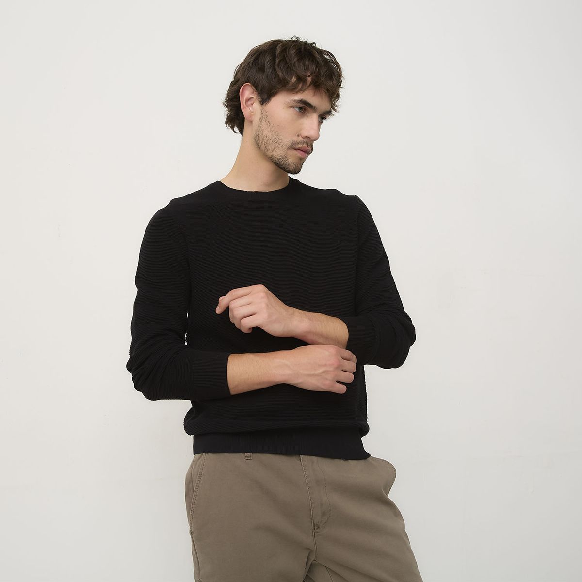 BASEMENT - Sweater Sport Algodón Hombre Basement