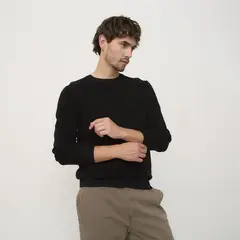 BASEMENT - Sweater Sport Algodón Hombre