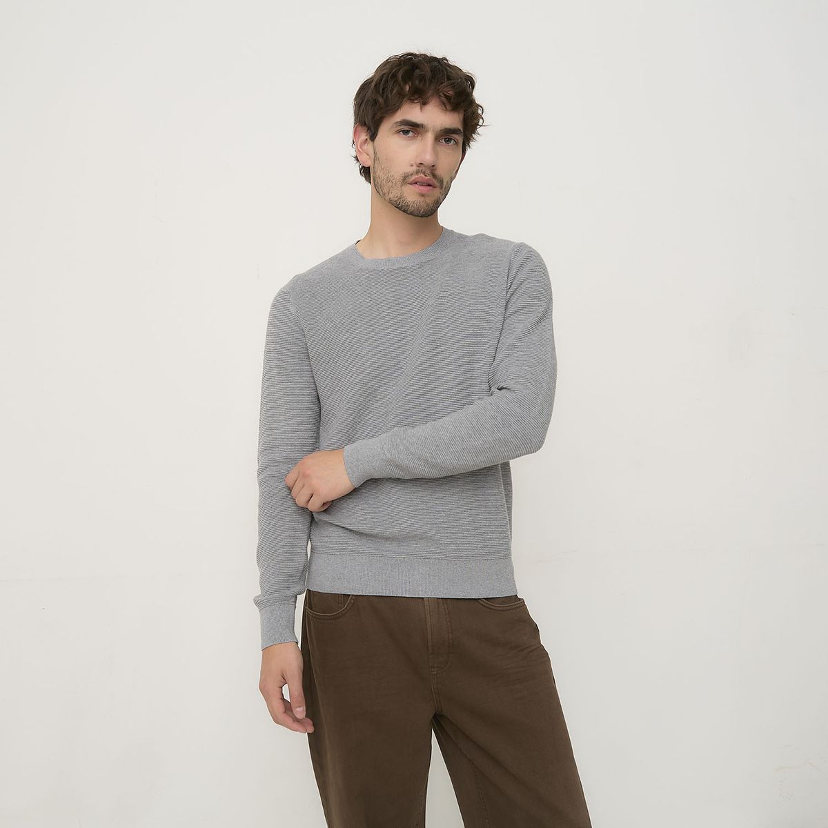 BASEMENT - Sweater Sport Algodón Hombre Basement