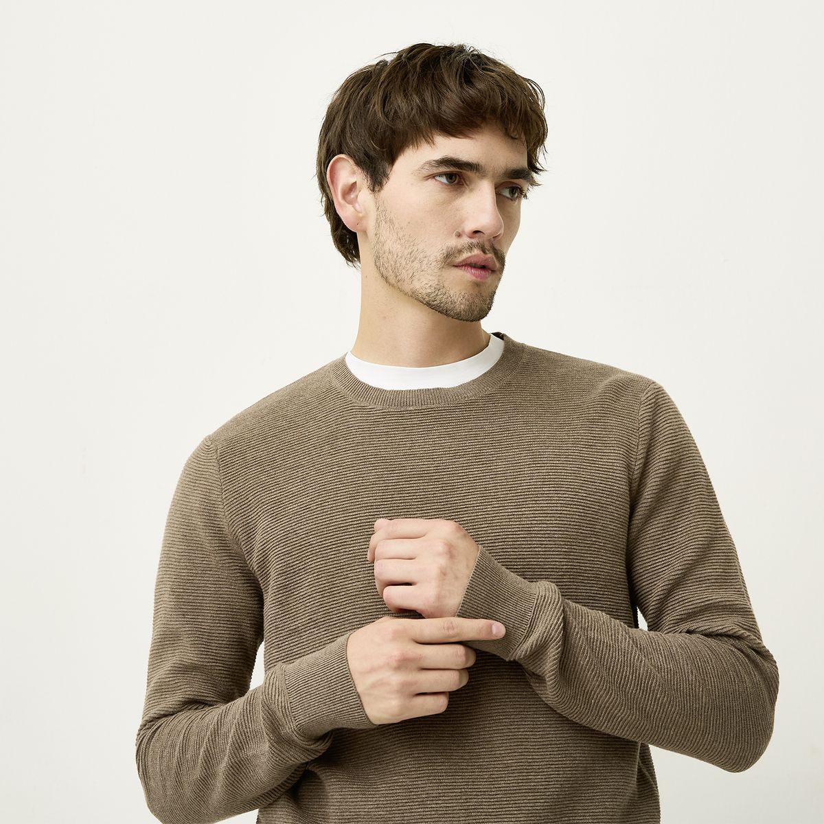 BASEMENT - Sweater Sport Algodón Hombre Basement