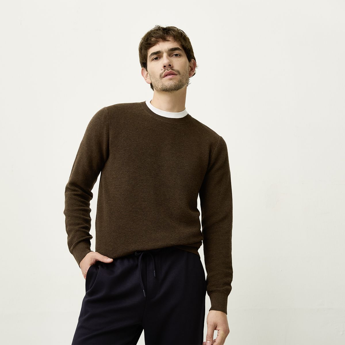 BASEMENT - Sweater Sport Algodón Hombre Basement