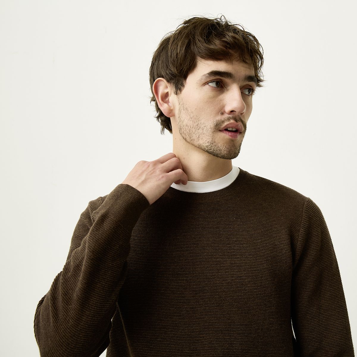 BASEMENT - Sweater Sport Algodón Hombre Basement