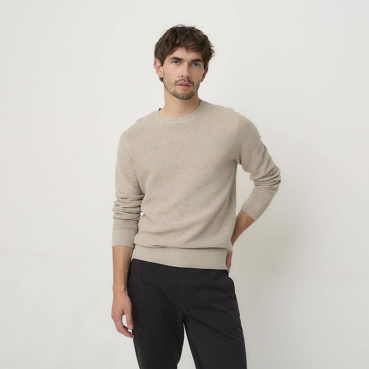 BASEMENT - Sweater Sport Algodón Hombre Basement