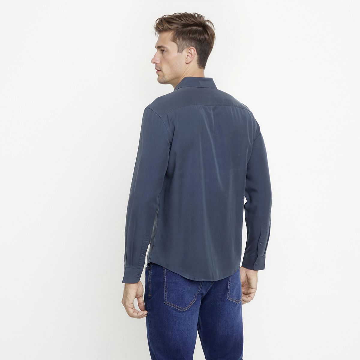 WOLF&HANK - Camisa Manga Larga Hombre Wolf&Hank