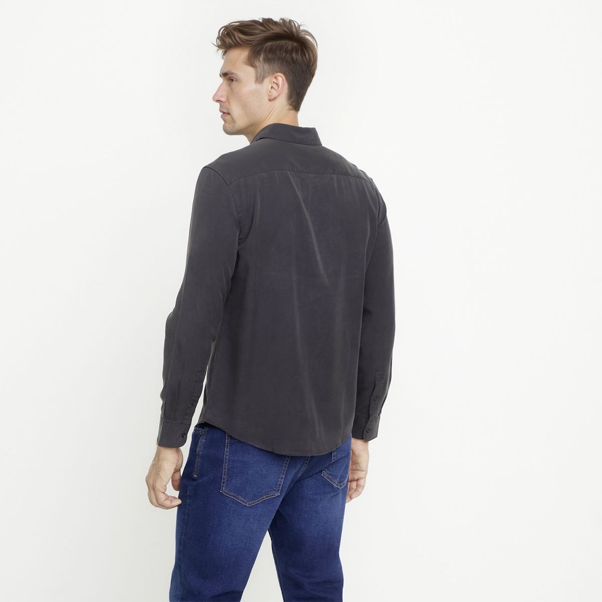 WOLF&HANK - Camisa Manga Larga Hombre Wolf&Hank