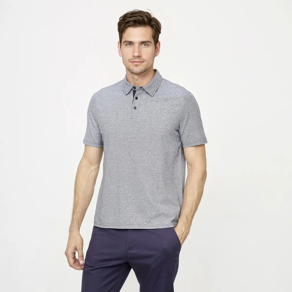 NEWPORT - Polera Manga Corta Hombre Newport