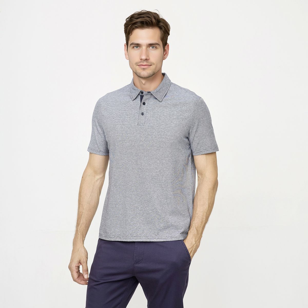 NEWPORT - Polera Manga Corta Hombre Newport