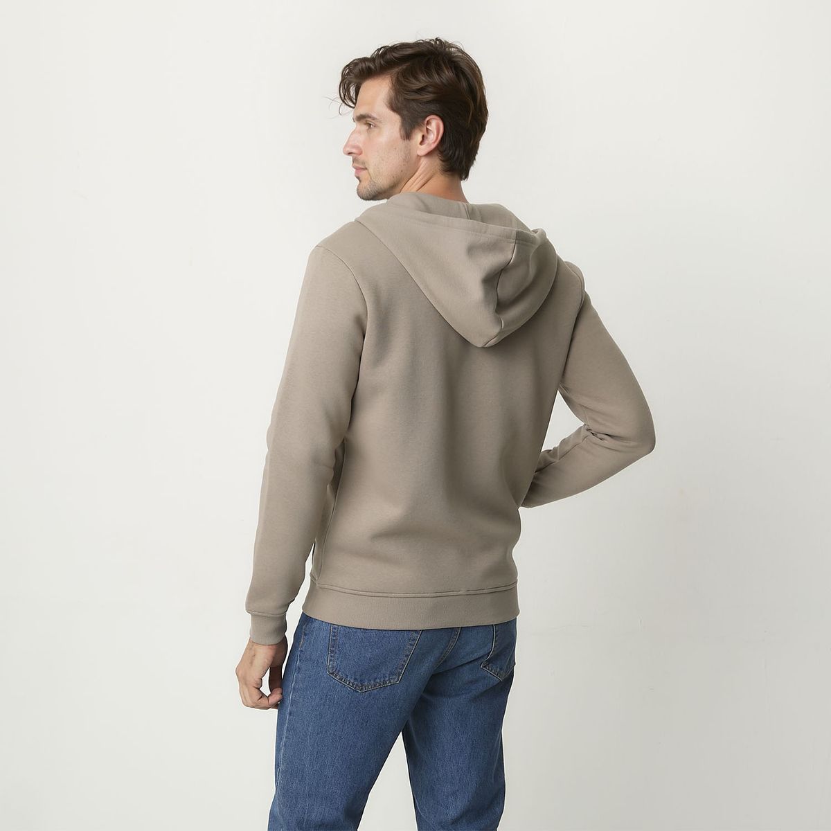 NEWPORT - Polerón con Cremallera y Gorro Newport Algodón Hombre