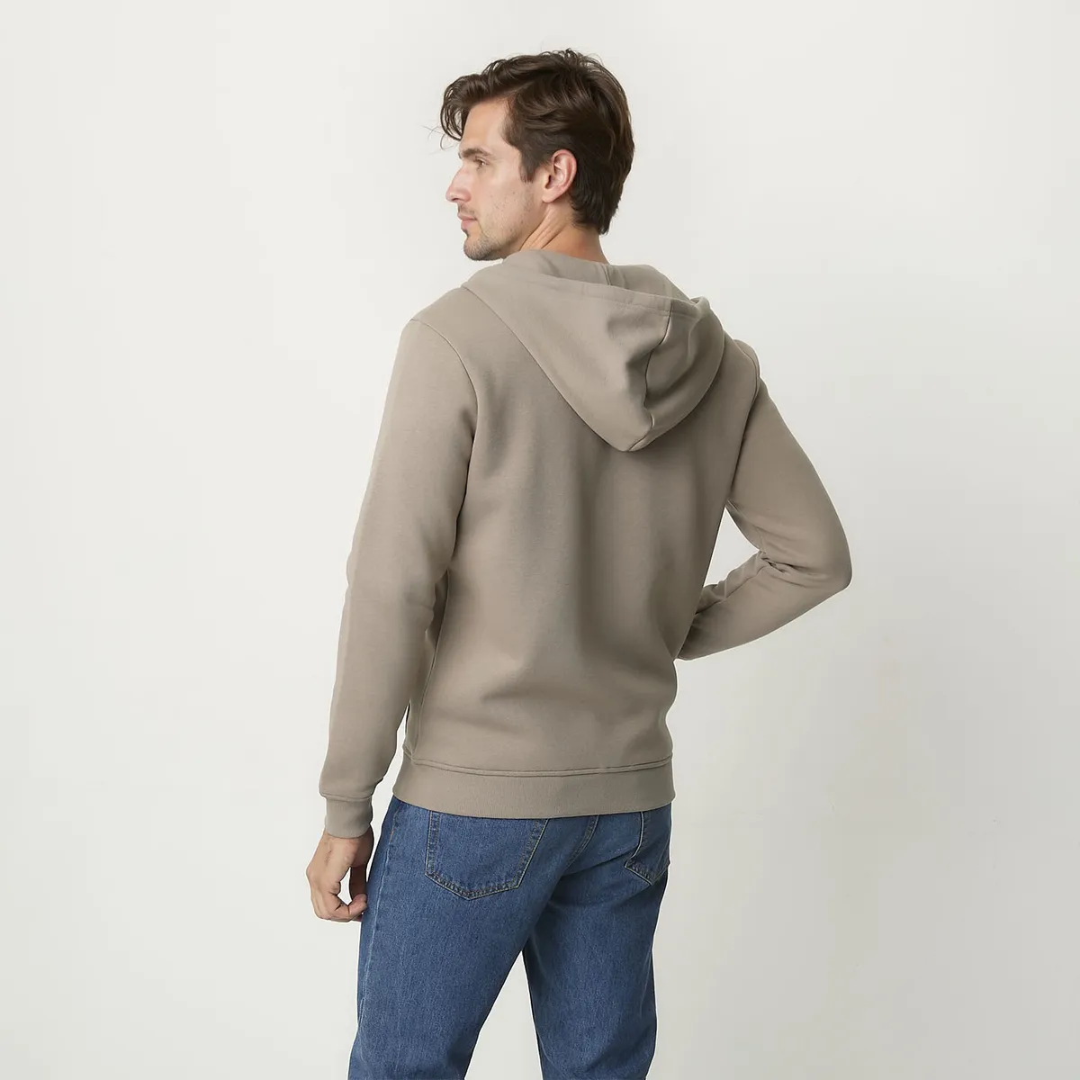 NEWPORT - Polerón con Cremallera y Gorro Newport Algodón Hombre