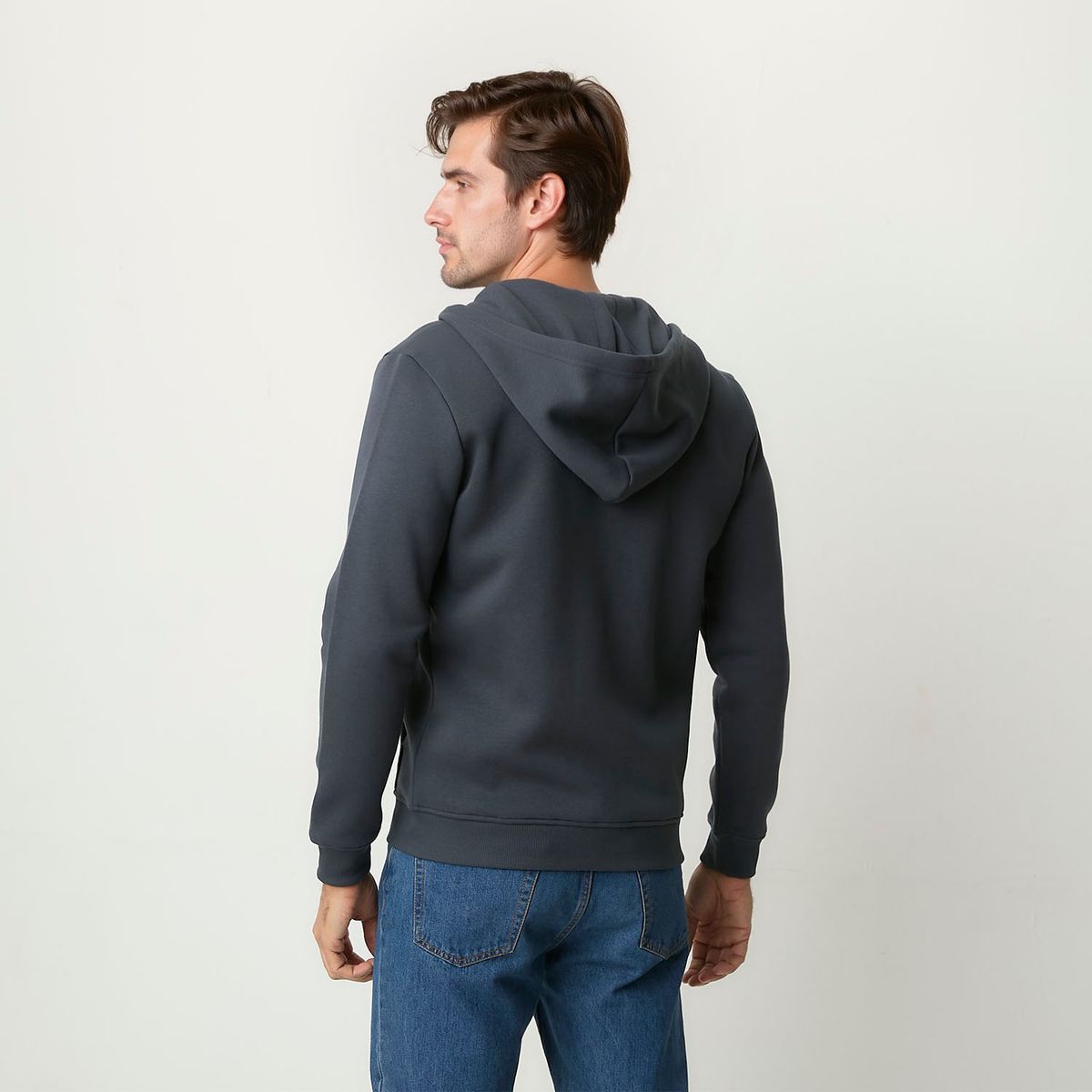 NEWPORT - Polerón con Cremallera y Gorro Newport Algodón Hombre