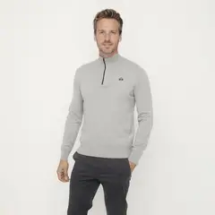 LA MARTINA - Sweater Sport Half Zipper Algodón Hombre
