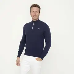 LA MARTINA - Sweater Sport Half Zipper Algodón Hombre