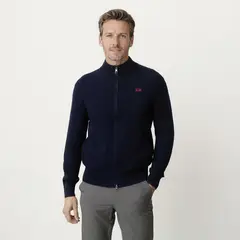 LA MARTINA - Sweater Full Zipper Algodón Hombre