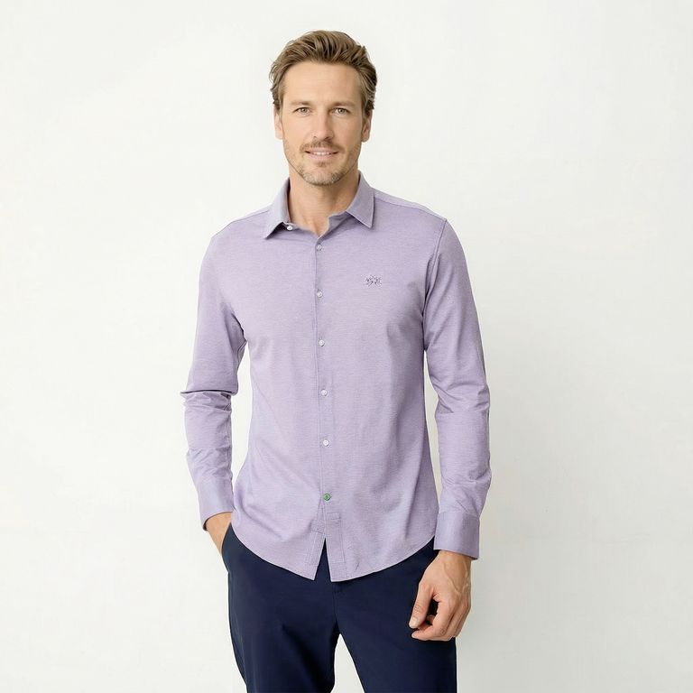 Camisa Manga Larga Casual Casual Hombre