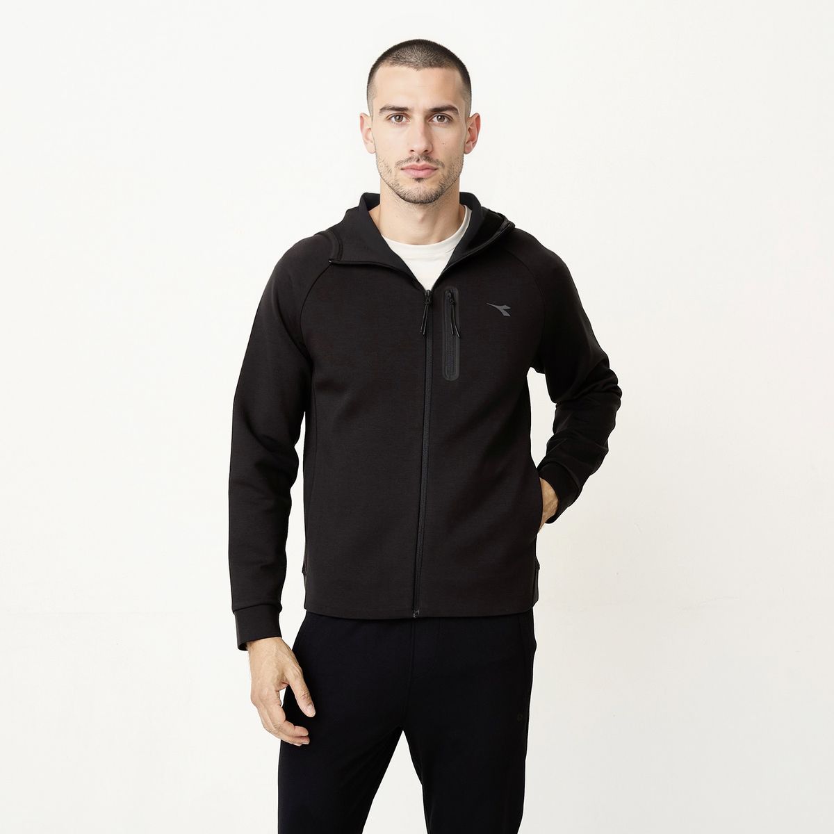 DIADORA - Polerón Deportivo Hombre Diadora